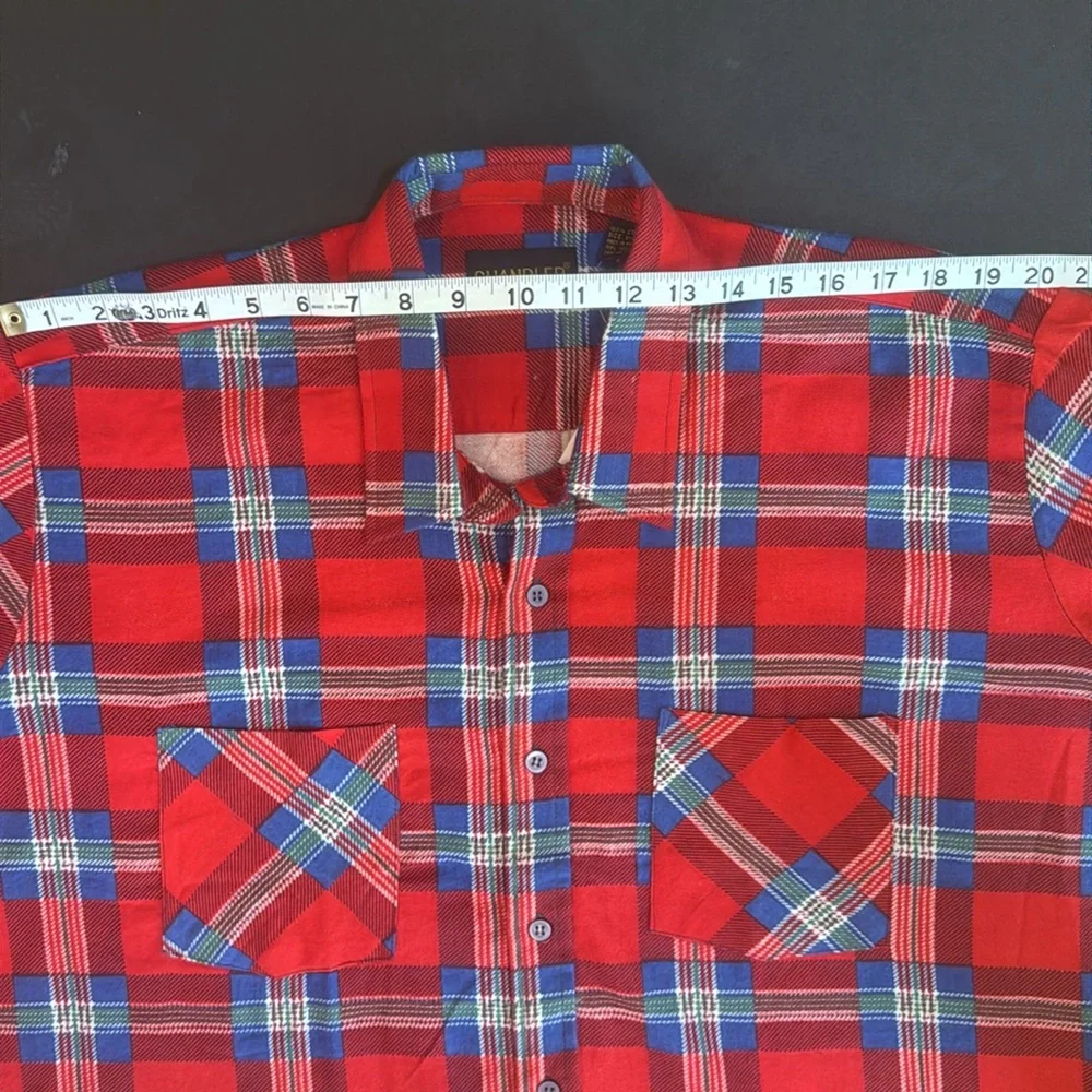 Vintage Chandler NWT Flannel Plaid Shirt XL